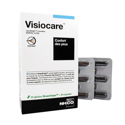 Visiocare confort des yeux NHCO 20 gélules + 20 capsules NHCO